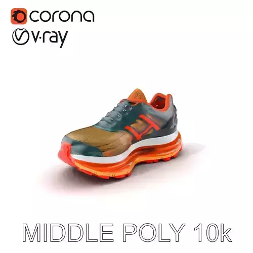 Athletic Shoe Modern Design model pack