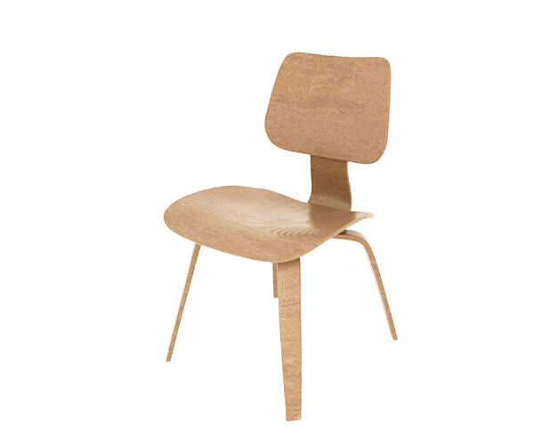 Plywood Dining Chair  3D model