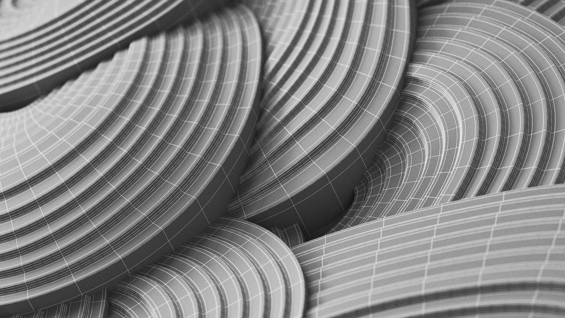 Abstract sculpture by Jim Gaylord Saga 3D model_4