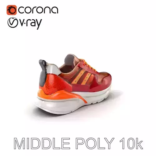 Stylish Athletic Trainer Model Pack with Colorful Design