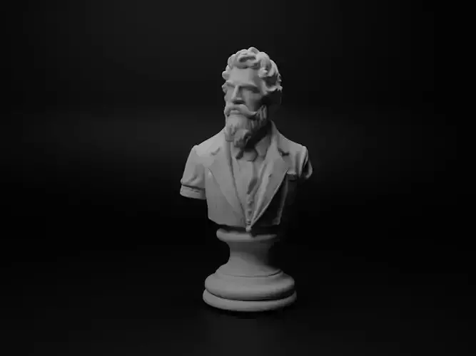 Marquis Bust Chess 3D print model