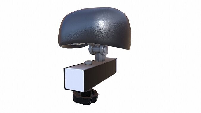 Bicycle Seat Low-poly 3D model 5