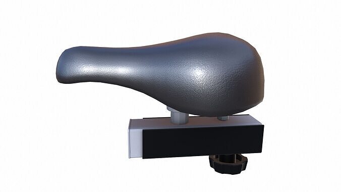 Bicycle Seat Low-poly 3D model 2