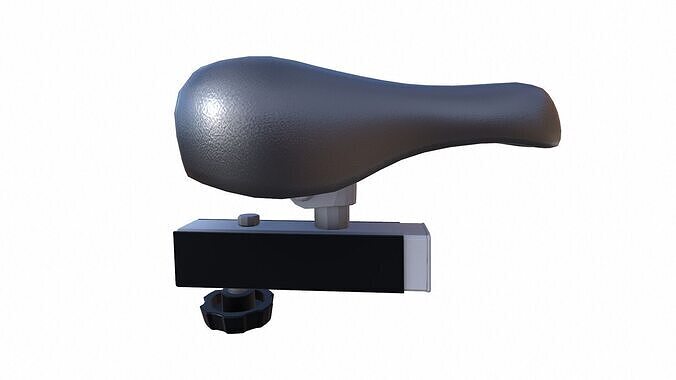 Bicycle Seat Low-poly 3D model 6