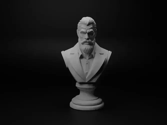 Master Fighter Bust Chess