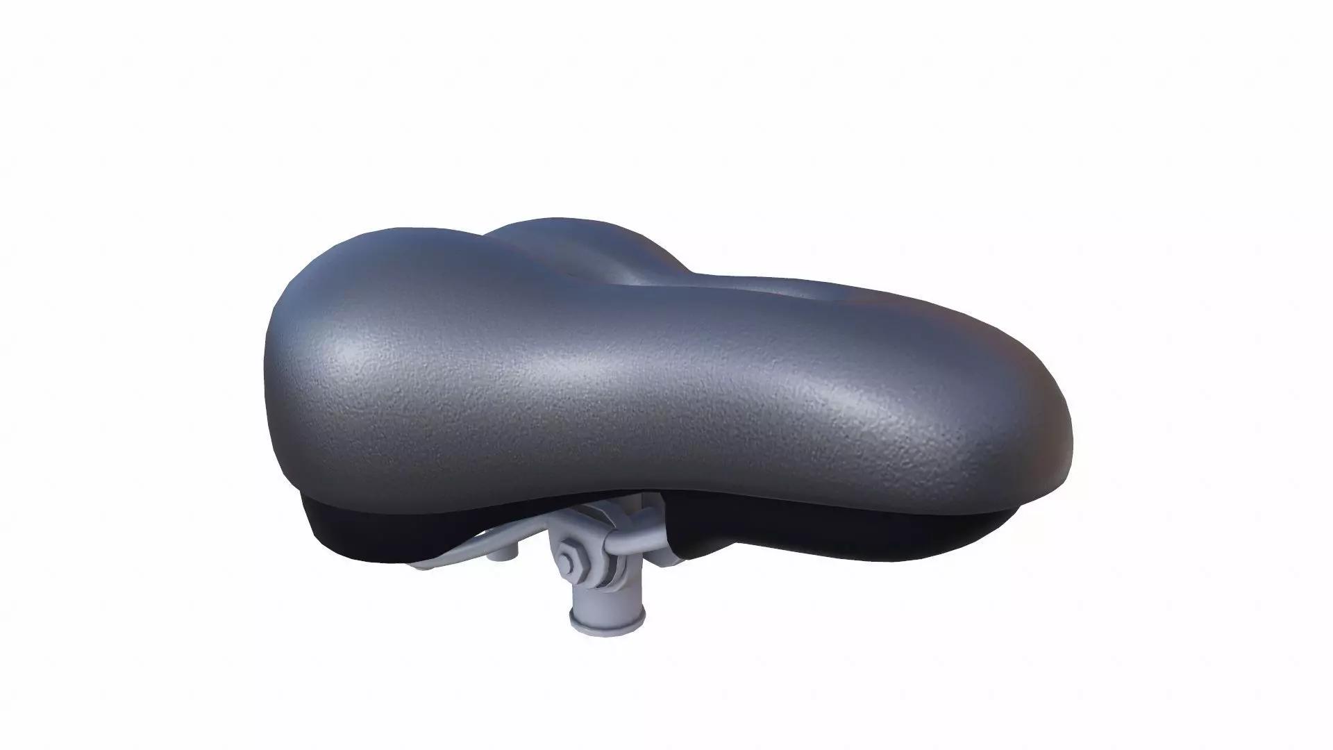 Bicycle Seat Low-poly 3D model_0