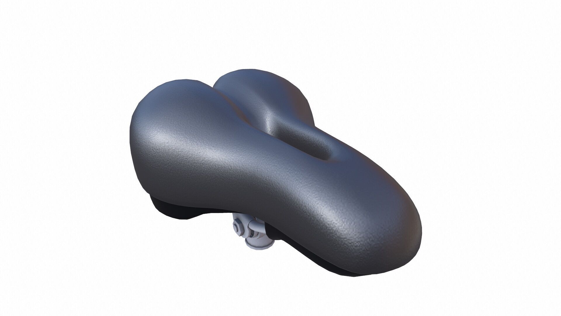 Bicycle Seat Low-poly 3D model_2