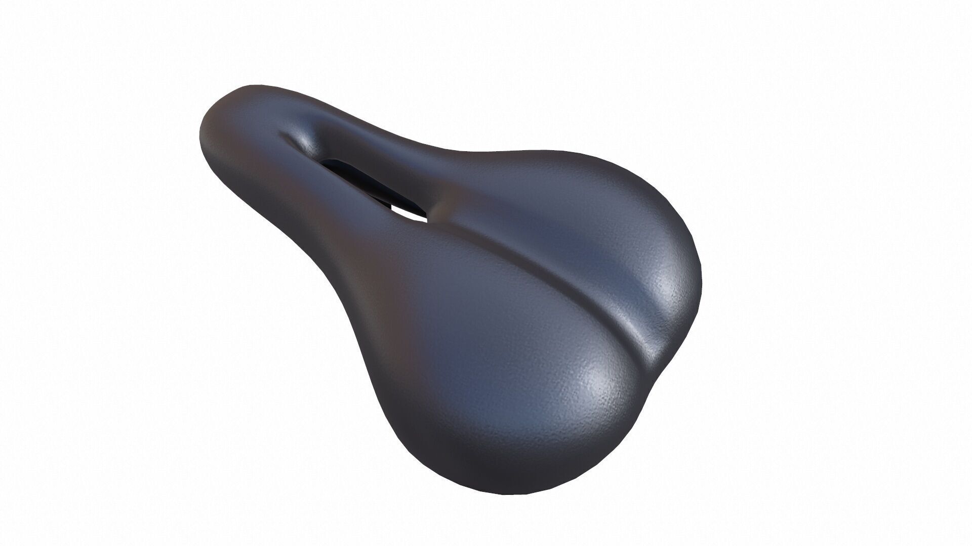 Bicycle Seat Low-poly 3D model_10