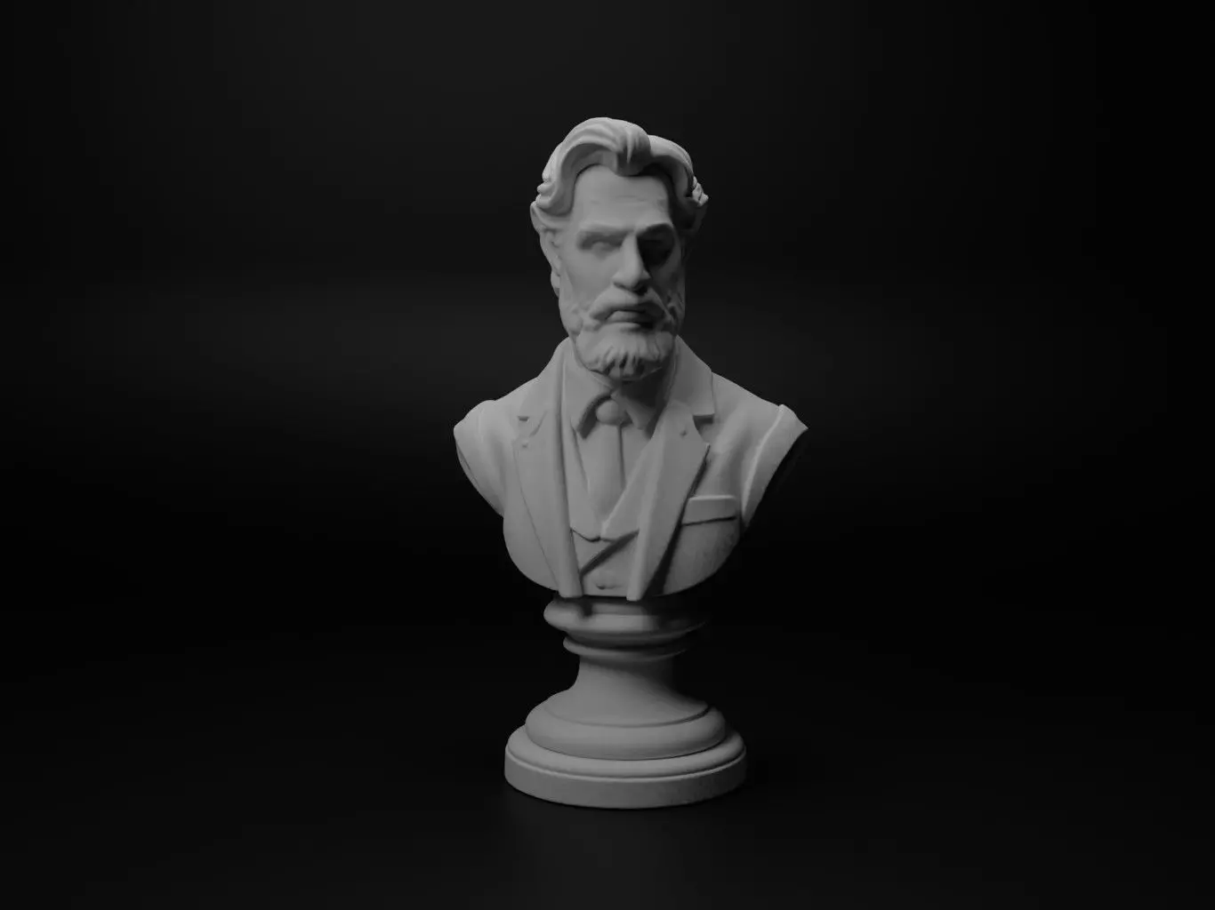 Medium Bust Chess 3D print model