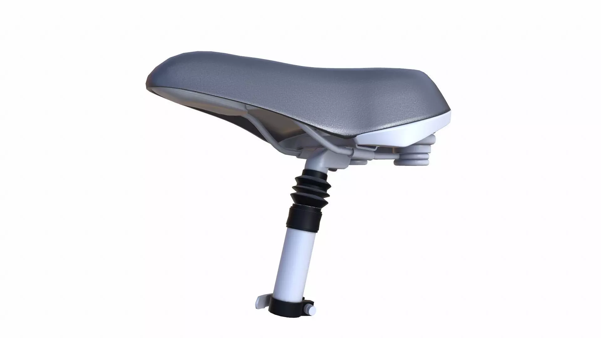 Bicycle Seat Low-poly 3D model_0