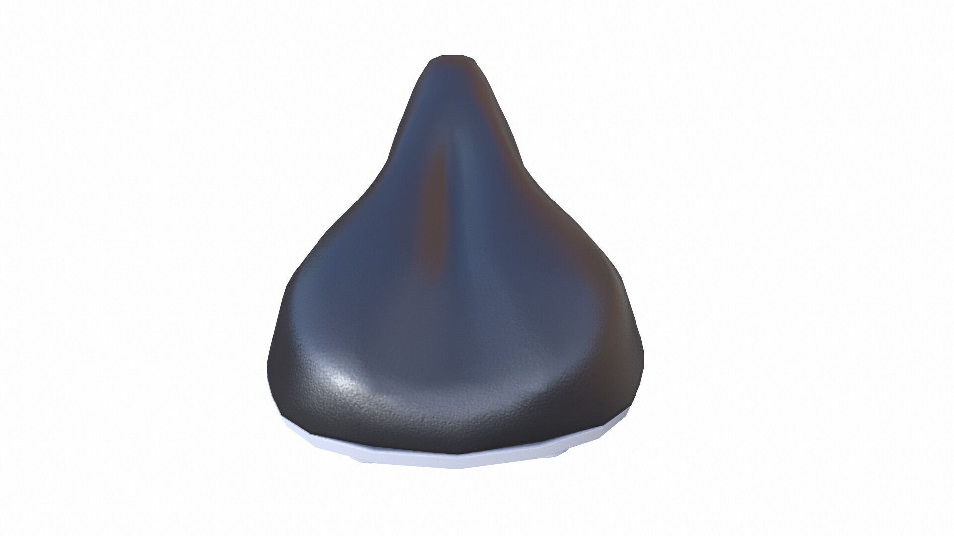 Bicycle Seat Low-poly 3D model_5