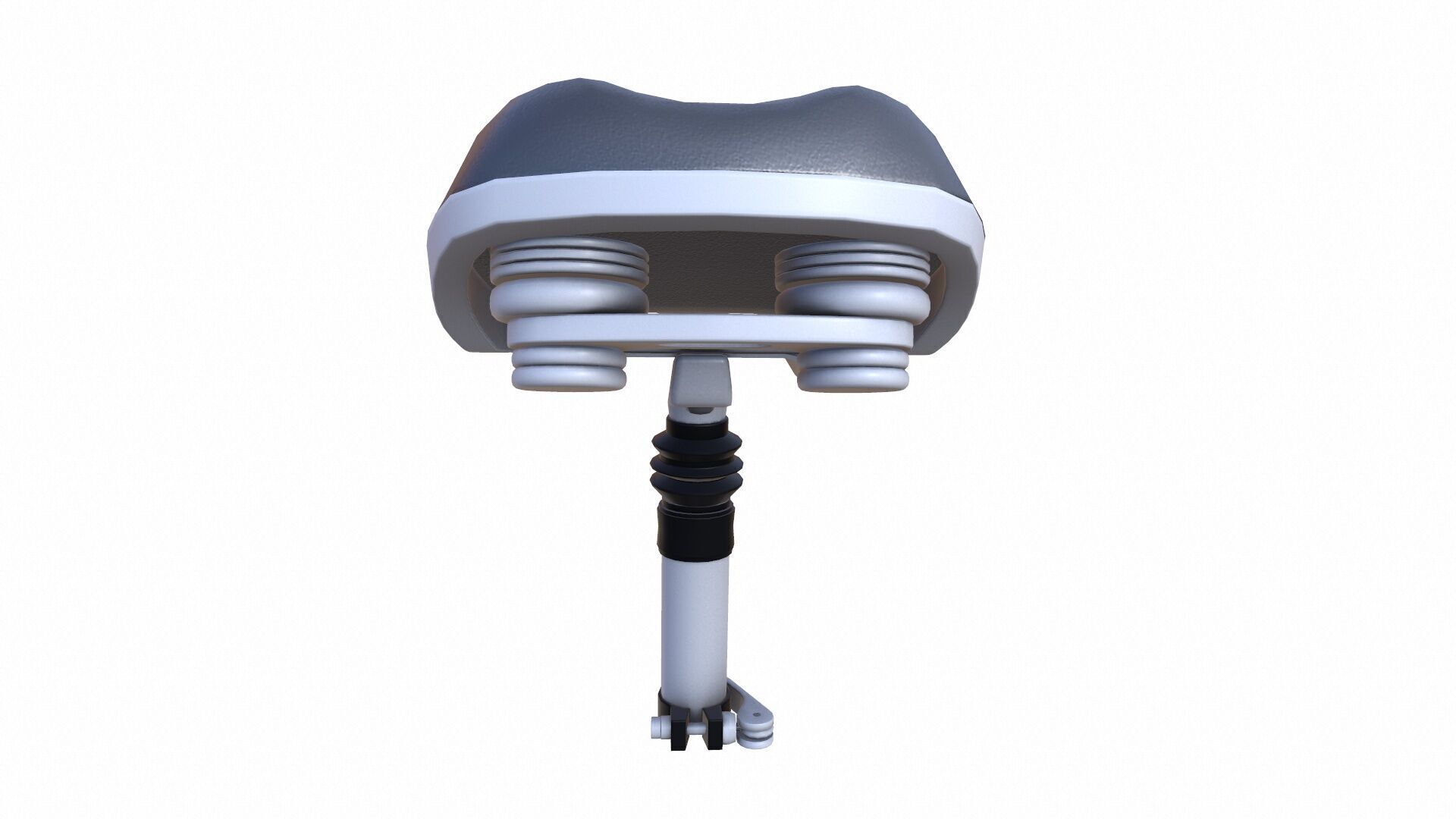 Bicycle Seat Low-poly 3D model_4