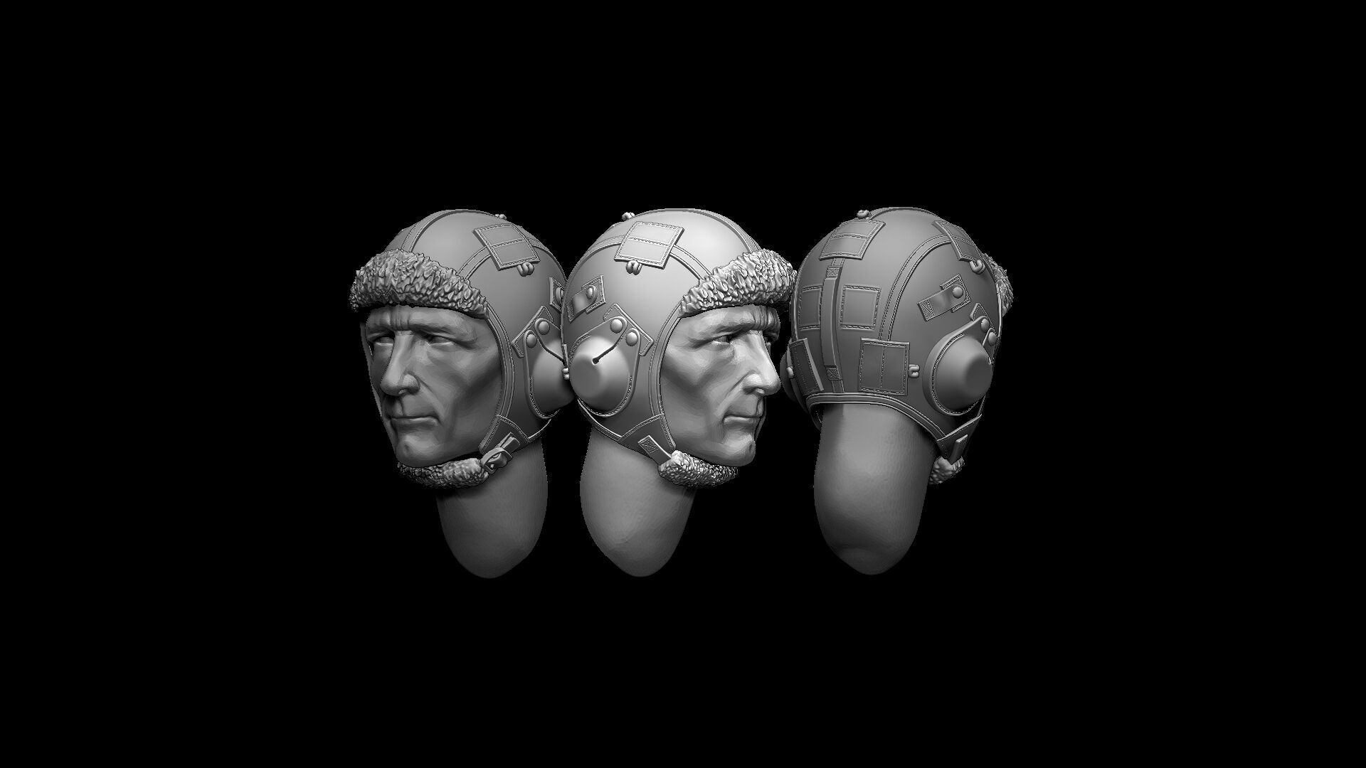 Pilot US Helmet 3D print model_10