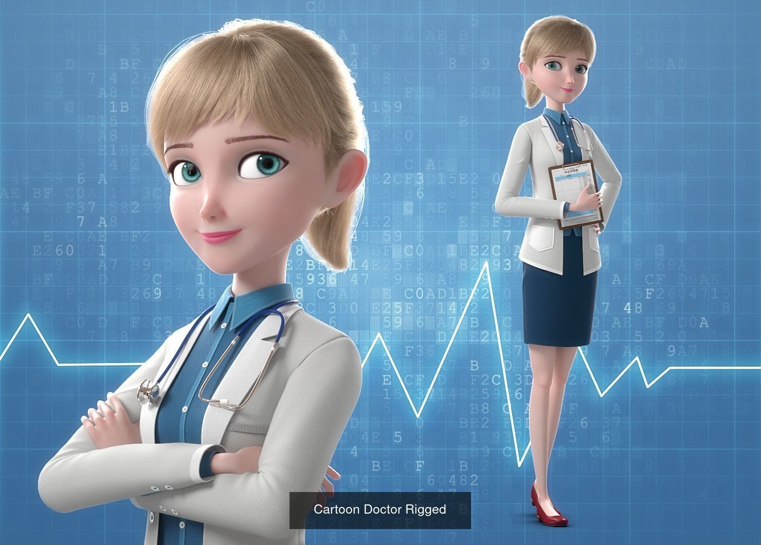 doctor man family V5 V7  3D Model Collection_10