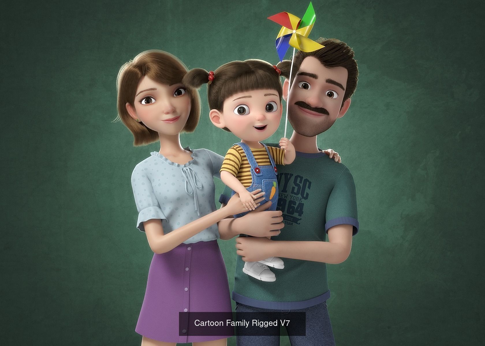 doctor man family V5 V7  3D Model Collection_9