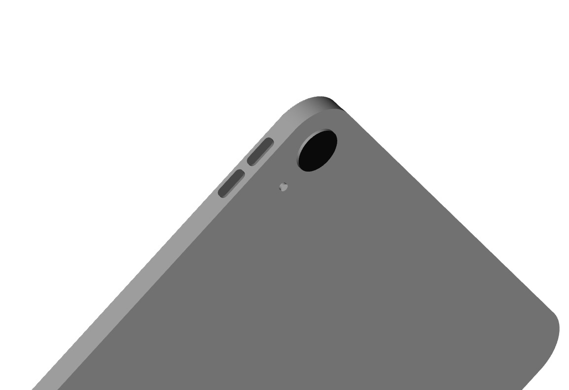 Apple iPad 2025  CAD Model 3D print model_2