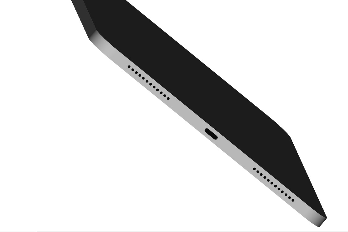 Apple iPad 2025  CAD Model 3D print model_4