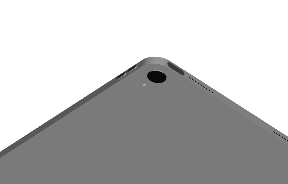 Apple iPad 2025  CAD Model 3D print model_6