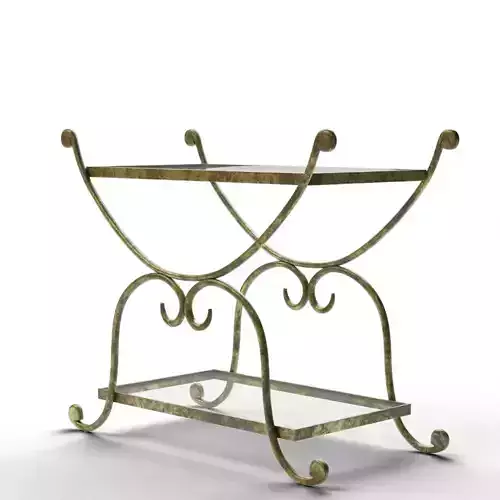 Desdemona Metalworks Bar Cart