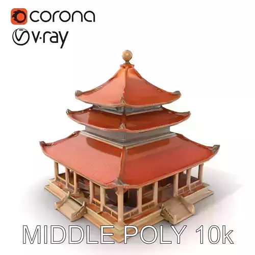 Confucian Temple Architectural Precision Model Pack