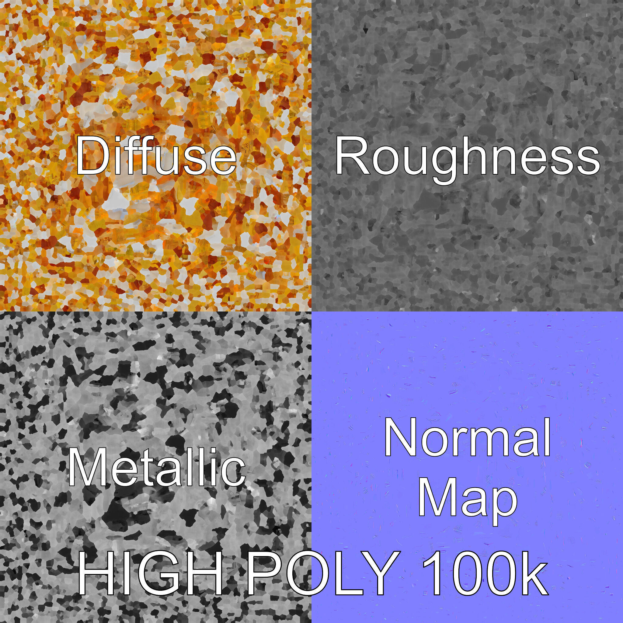 Golden Temple Decorative Architecture model pack Low-poly 3D model_3