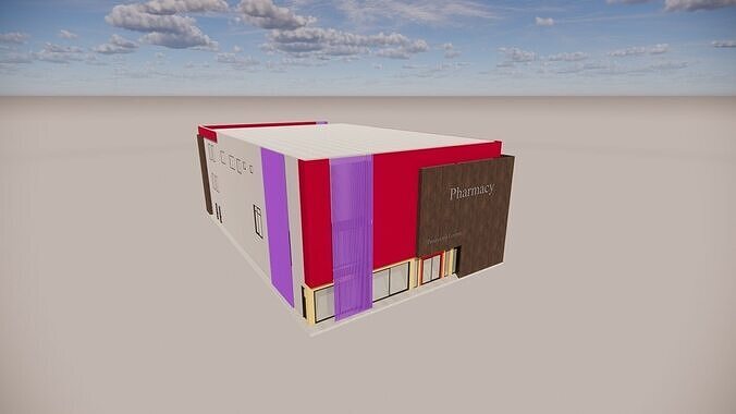 Greek Pharmacy 3D model