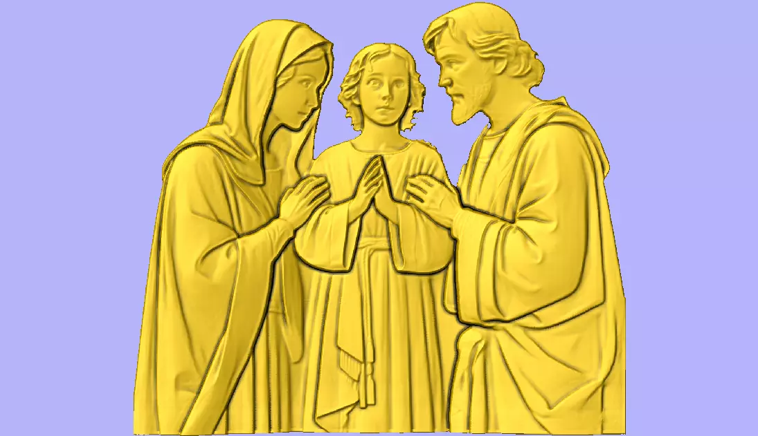 JOSE MARIA E CRISTO CRIANCA 3D print model