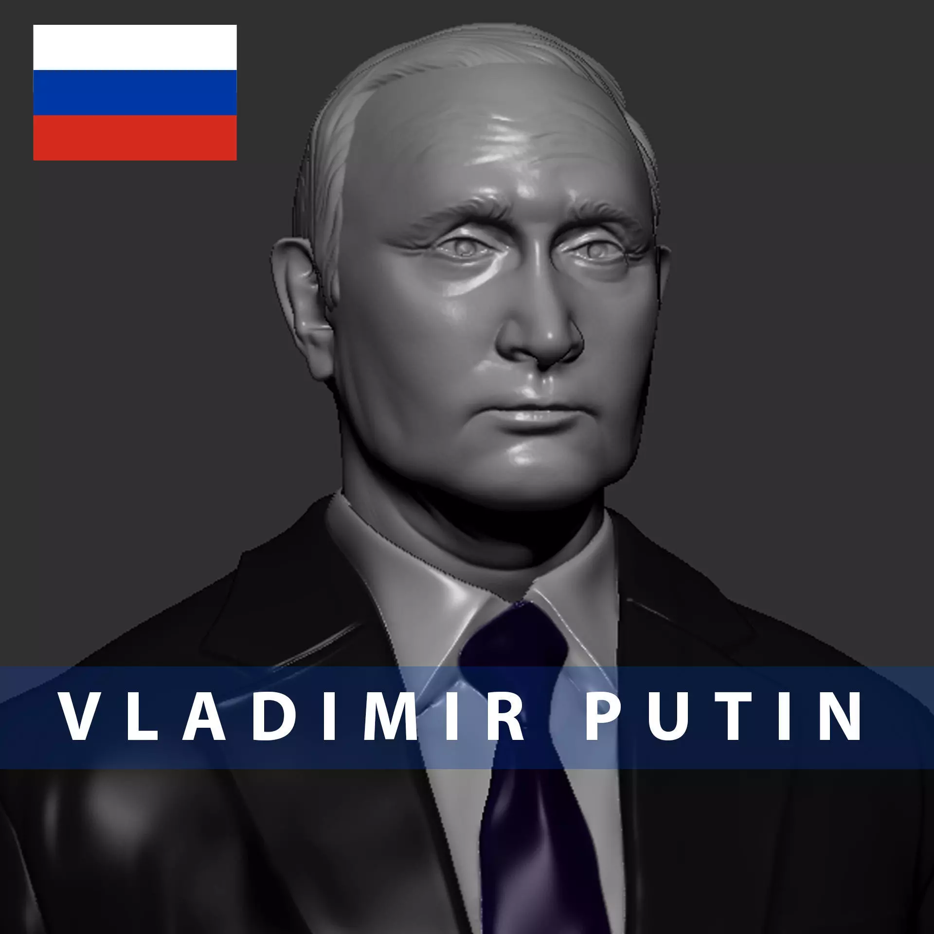 Vladimir Putin 3d print 3D print model_0