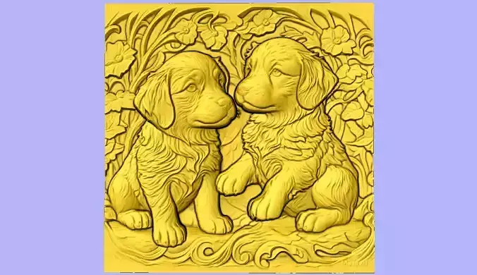 DOIS CACHORROS FILHOTES