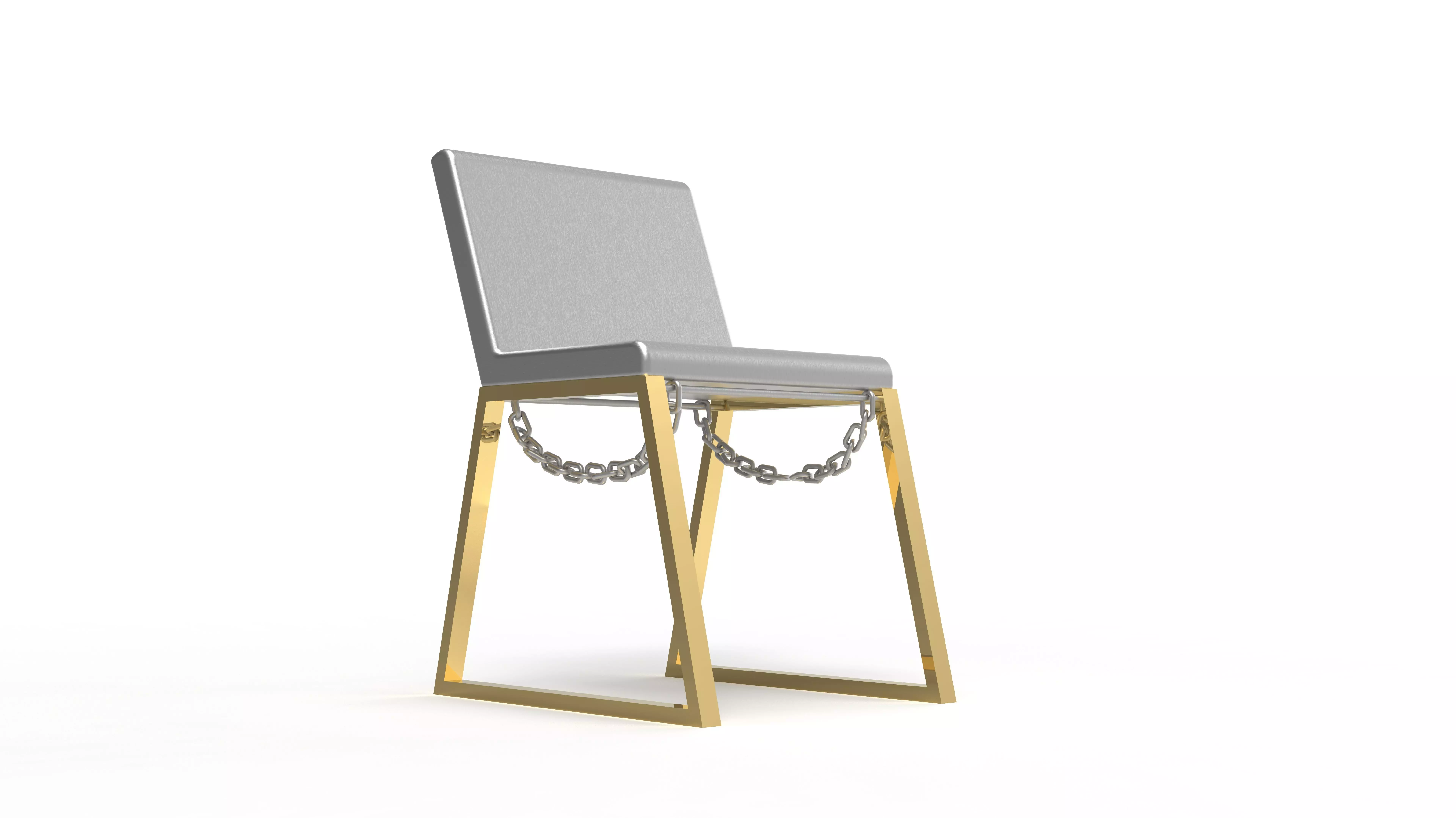 Metal Luxury Chair 3D print model