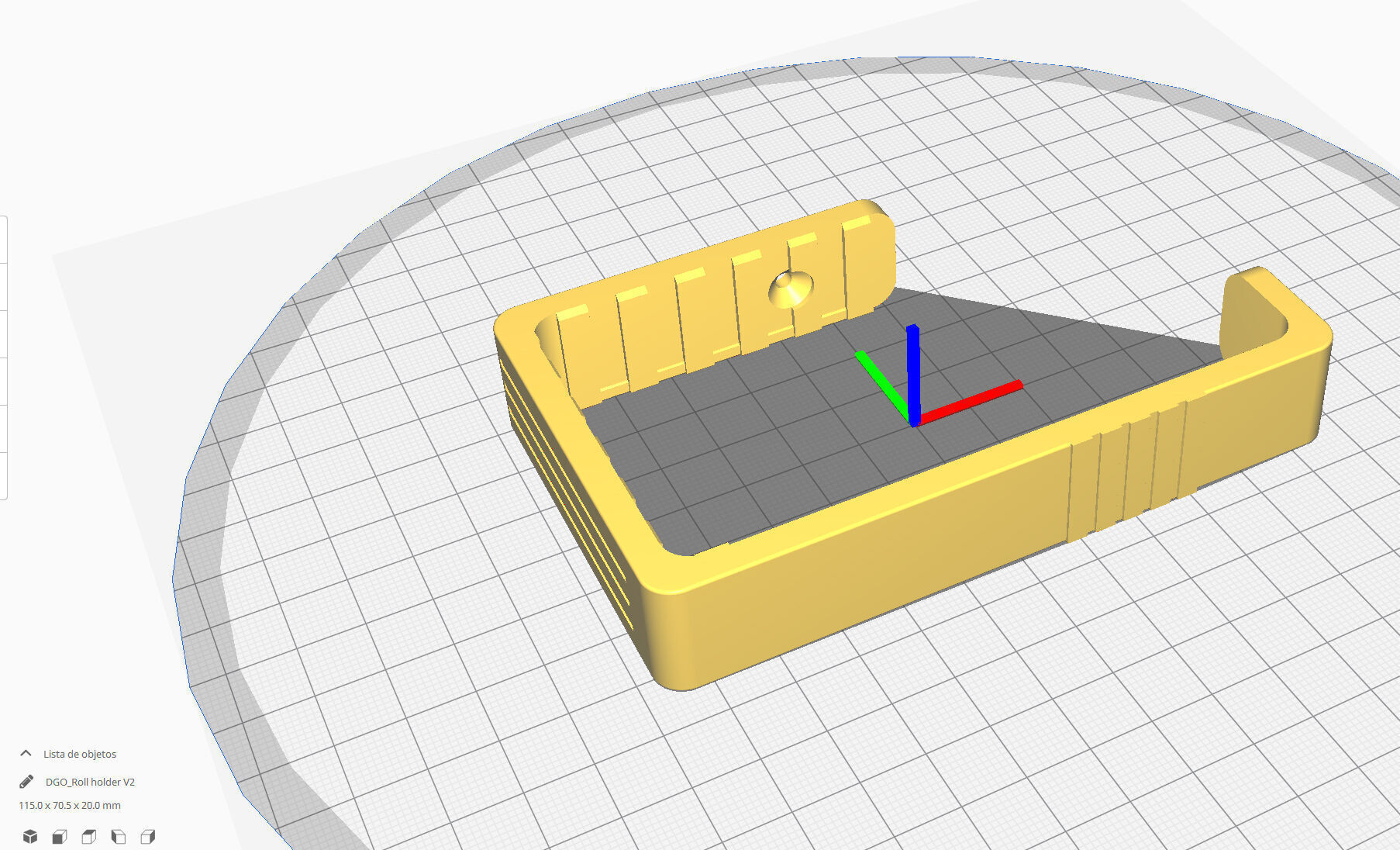 Roll Holder V3 - 3D Printable Toilet Paper Holder 3D print model_4