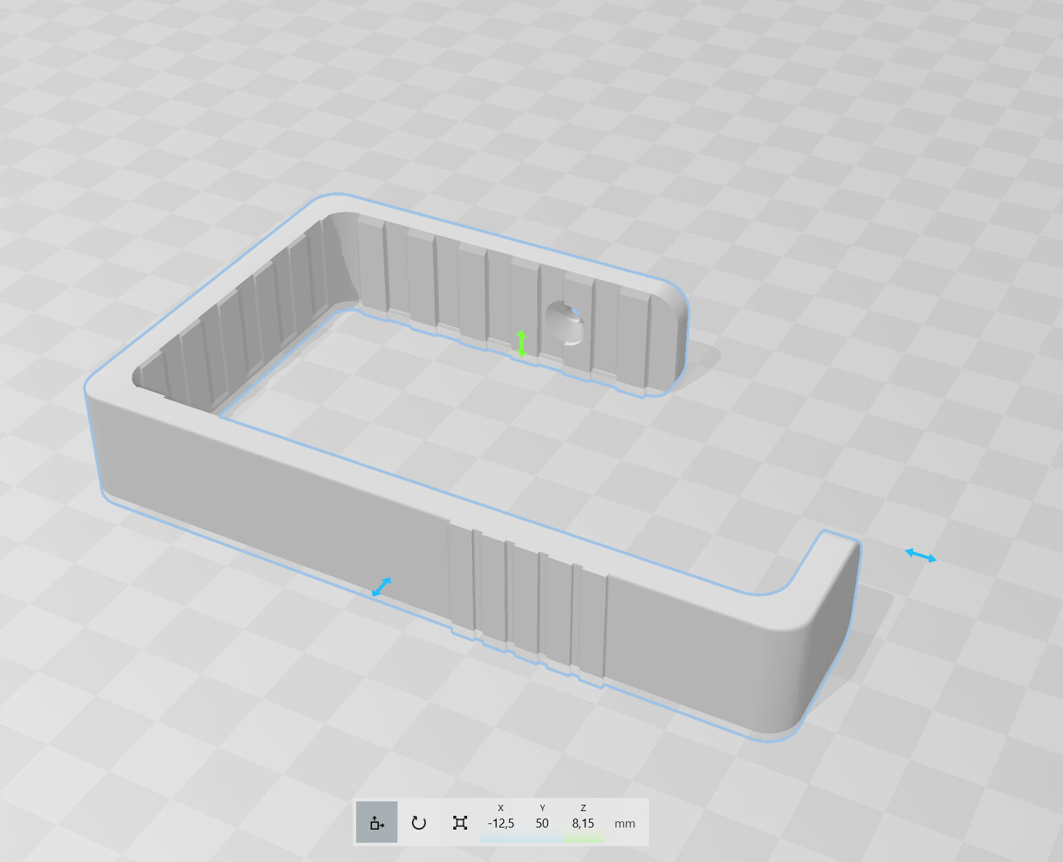 Roll Holder V3 - 3D Printable Toilet Paper Holder 3D print model_3