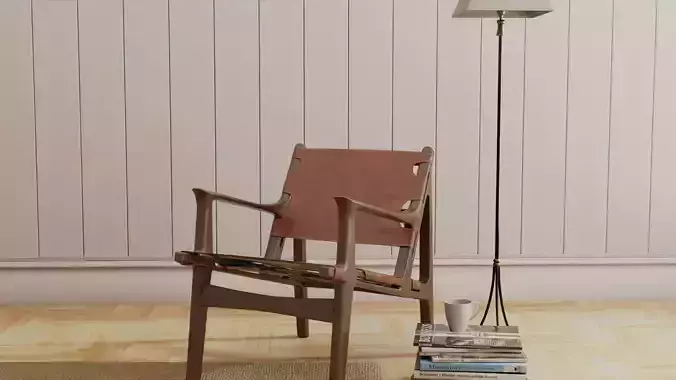 Sagrada Chair Scene 3D model