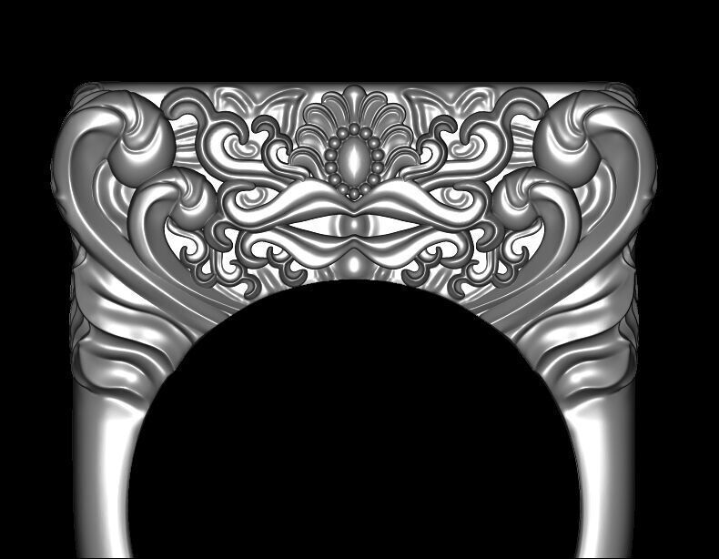 Ornament Ring 3D print model_2