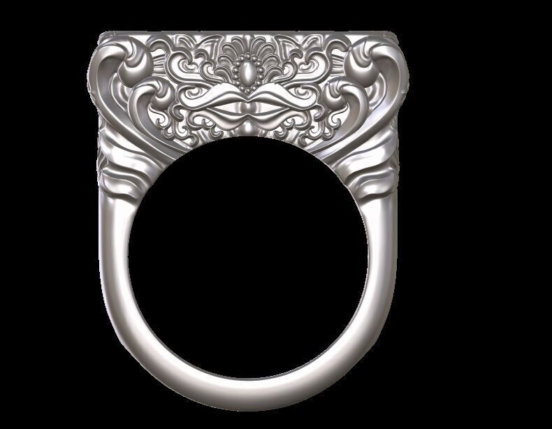 Ornament Ring 3D print model_8