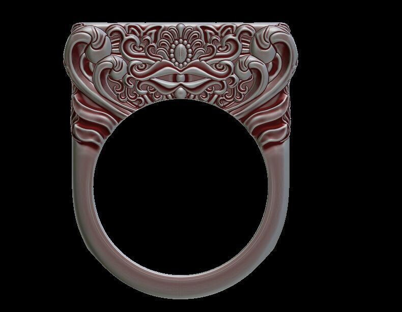 Ornament Ring 3D print model_4