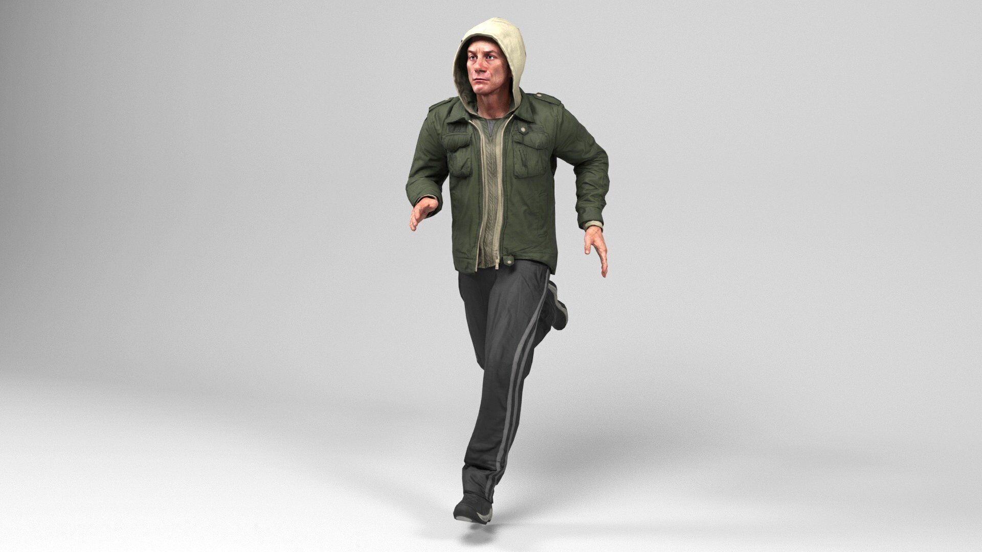Man 5 Collection Low-poly 3D model_11