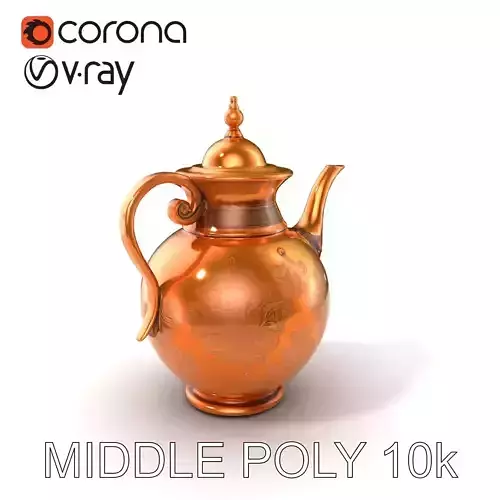 Artistic Ablution Jug Model Pack Low-poly 3D model
