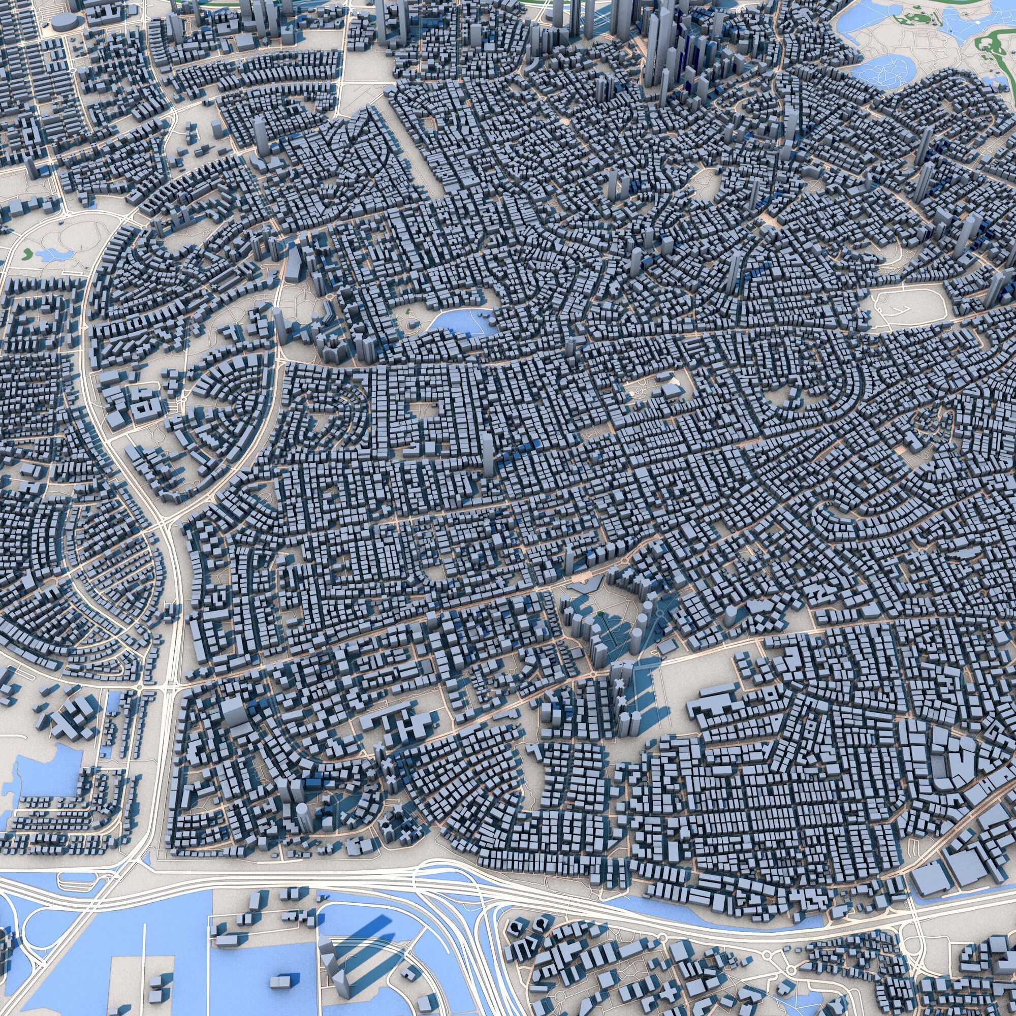 Tel Aviv-Yafo City Israel 3D model_3