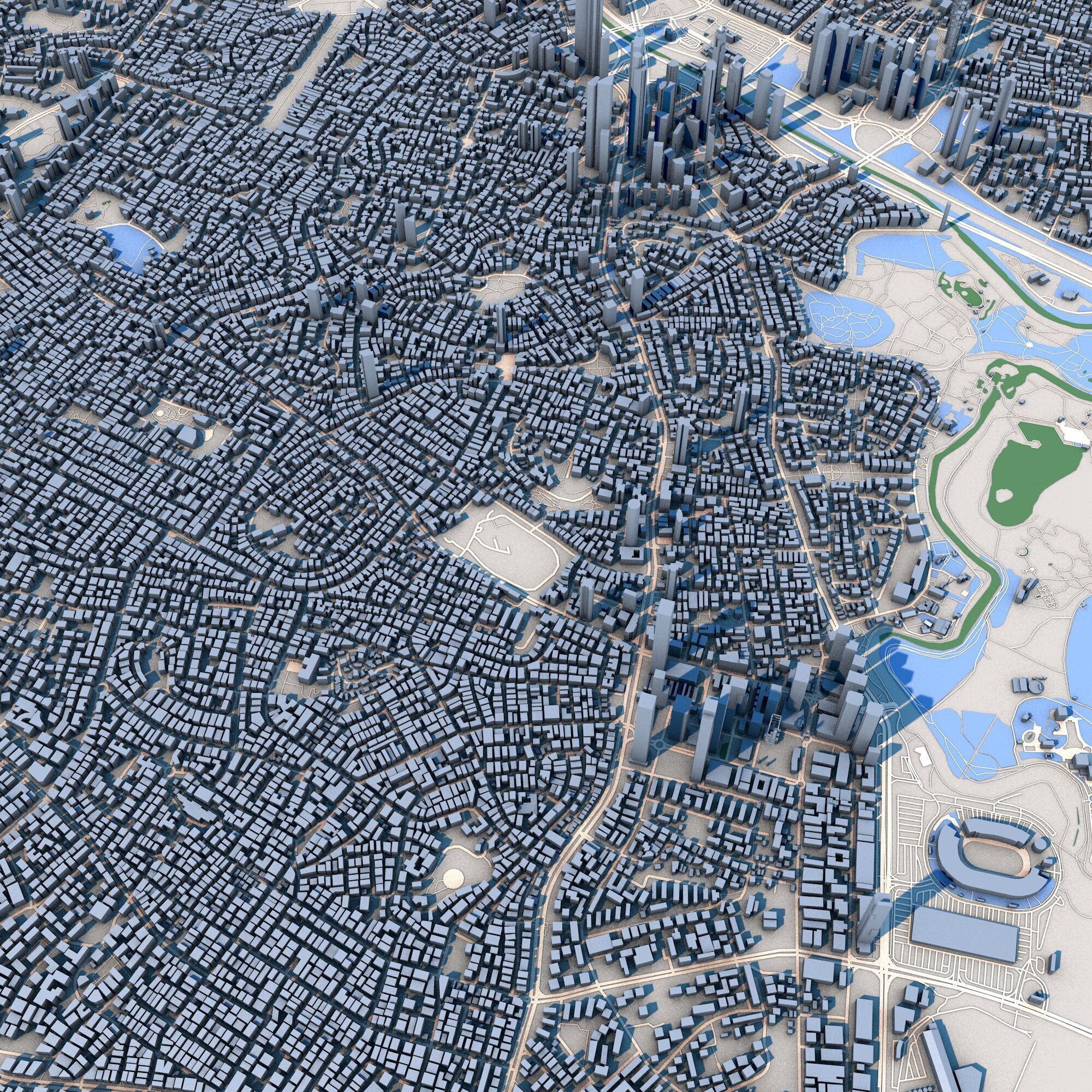 Tel Aviv-Yafo City Israel 3D model_4