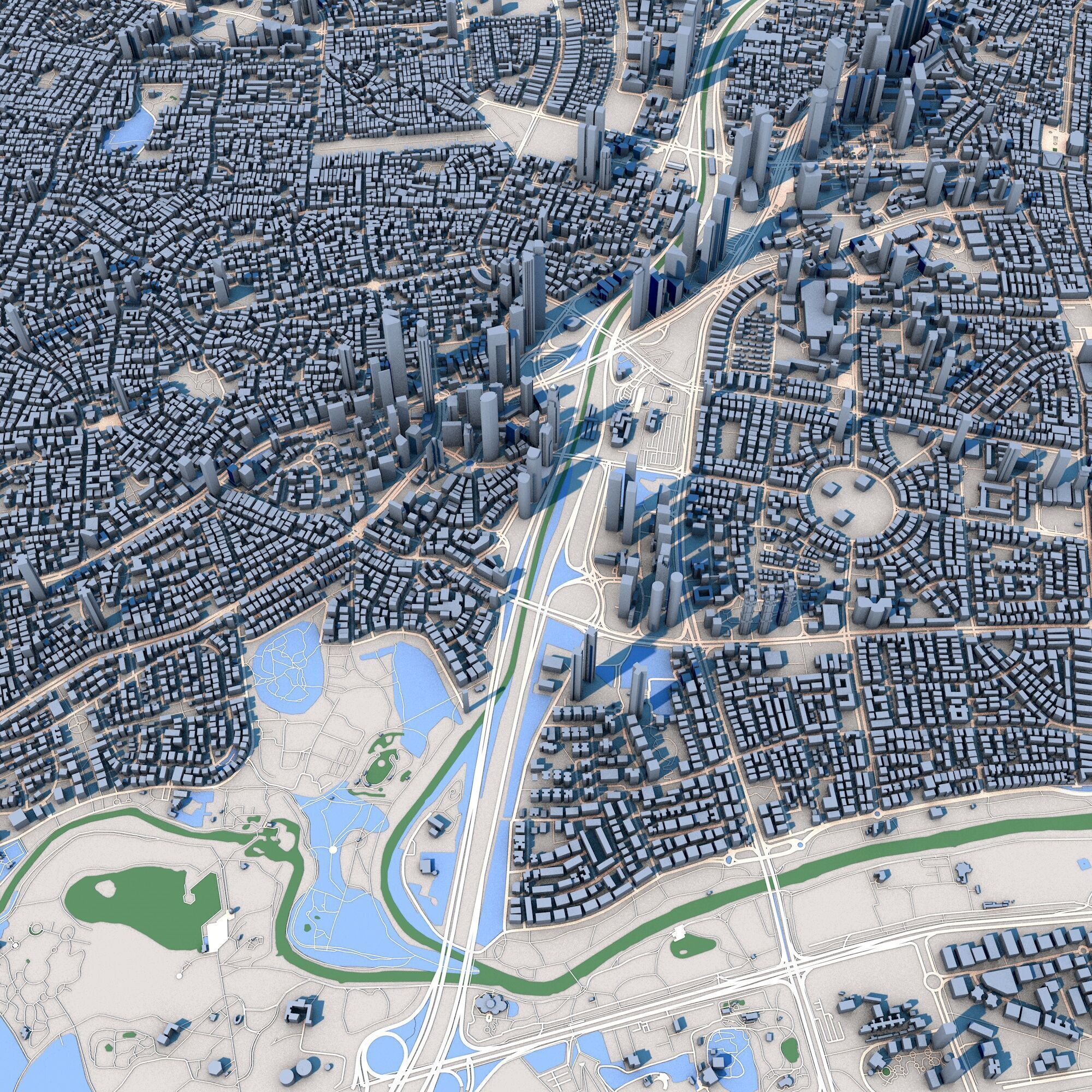 Tel Aviv-Yafo City Israel 3D model_5