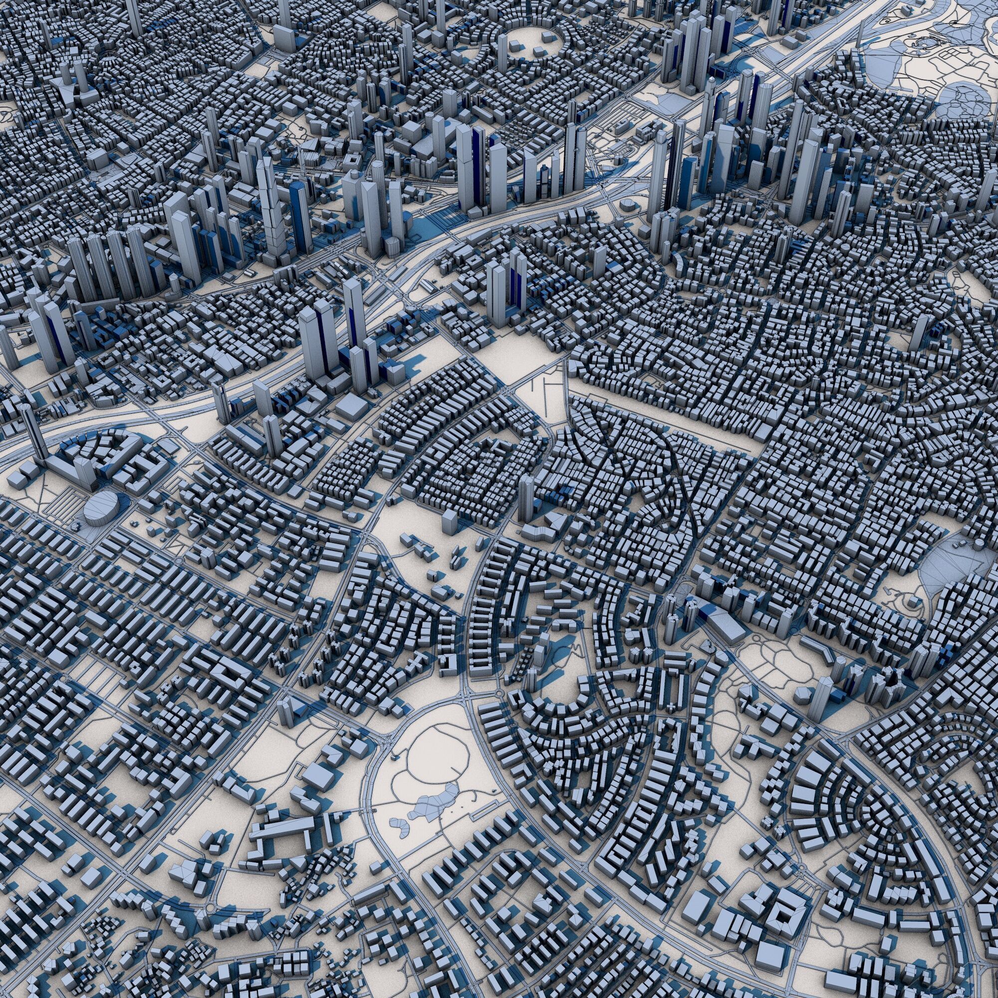 Tel Aviv-Yafo City Israel 3D model_8