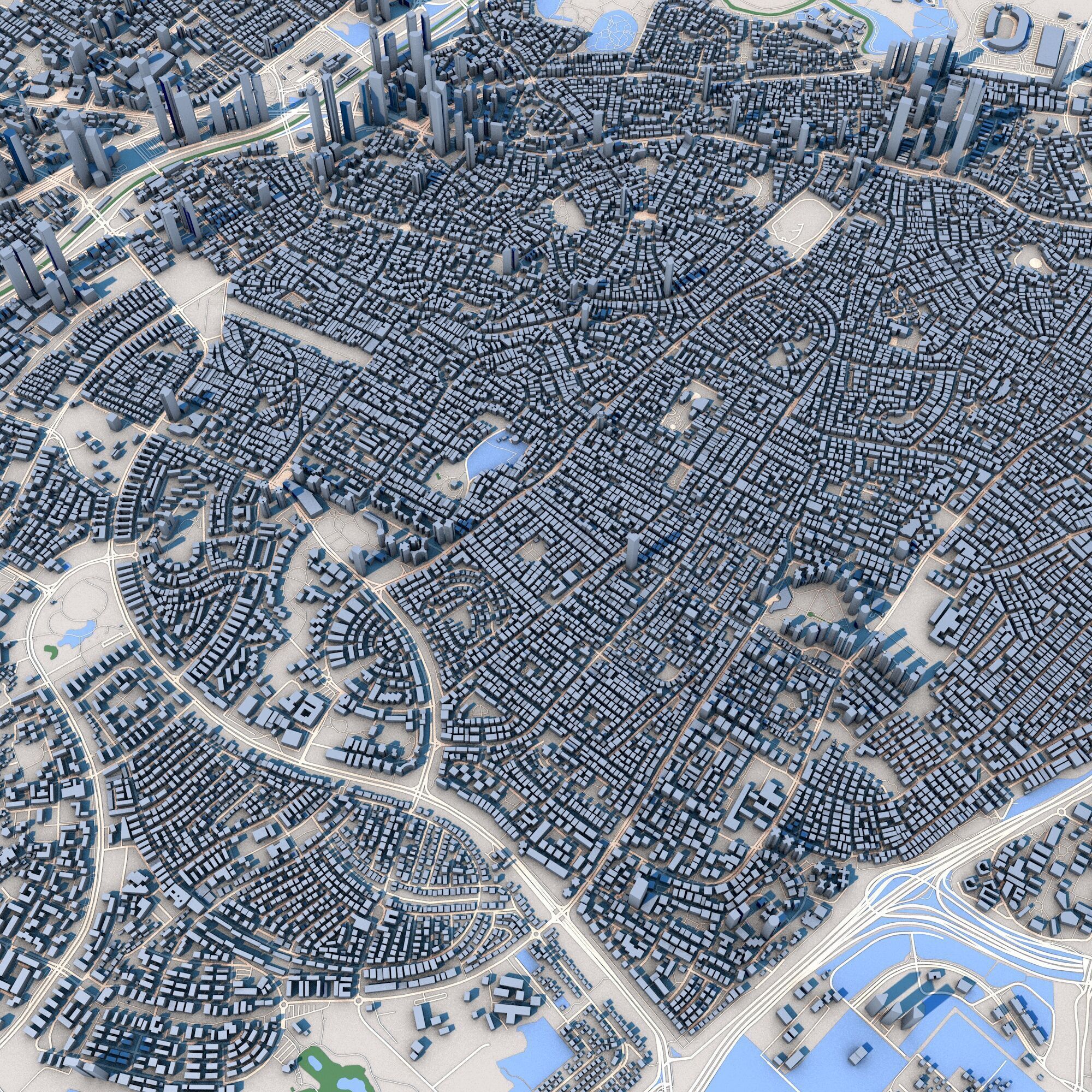 Tel Aviv-Yafo City Israel 3D model_2