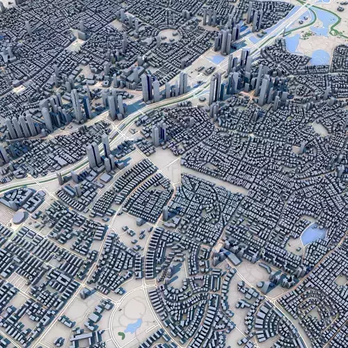 Tel Aviv-Yafo City Israel 3D model