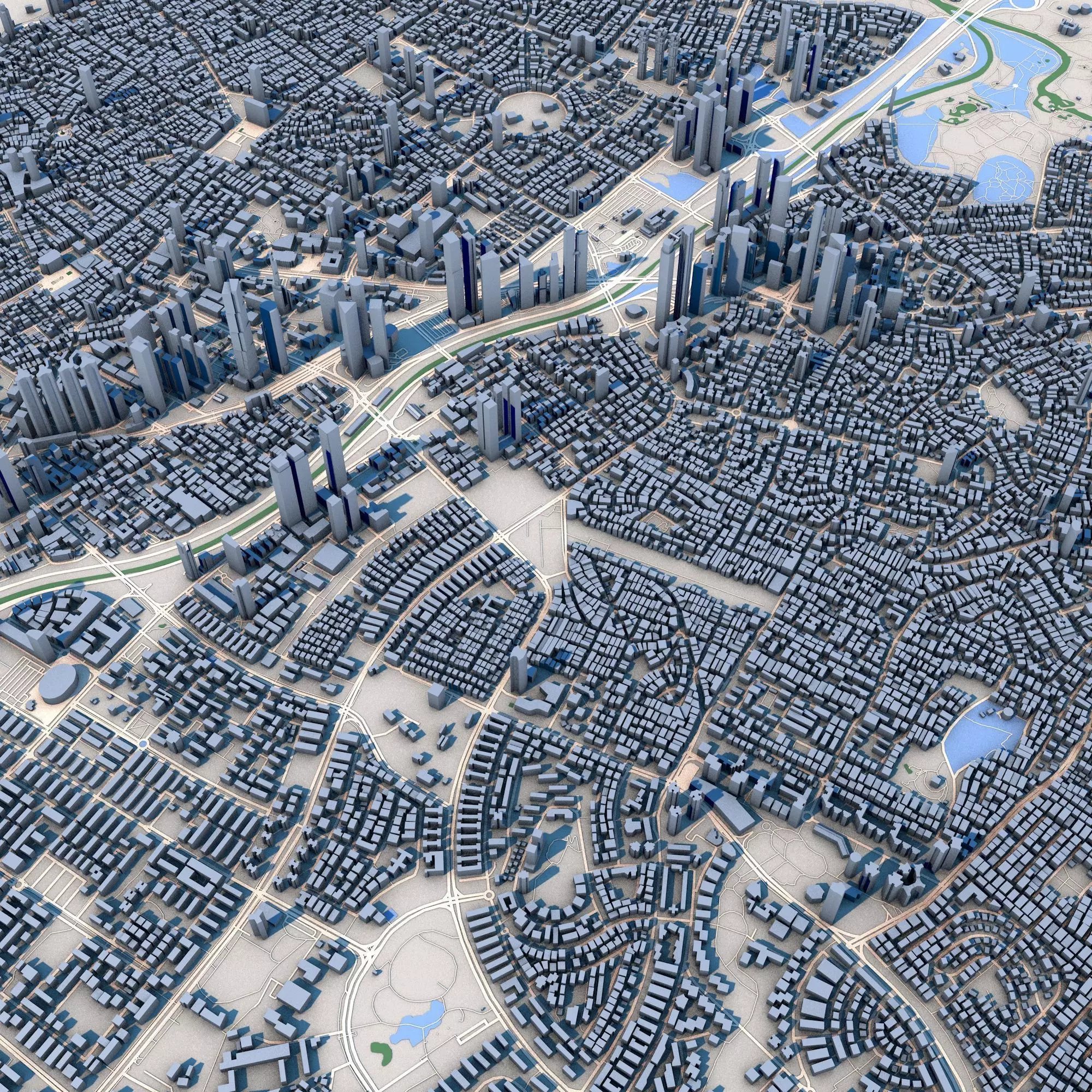 Tel Aviv-Yafo City Israel 3D model_0