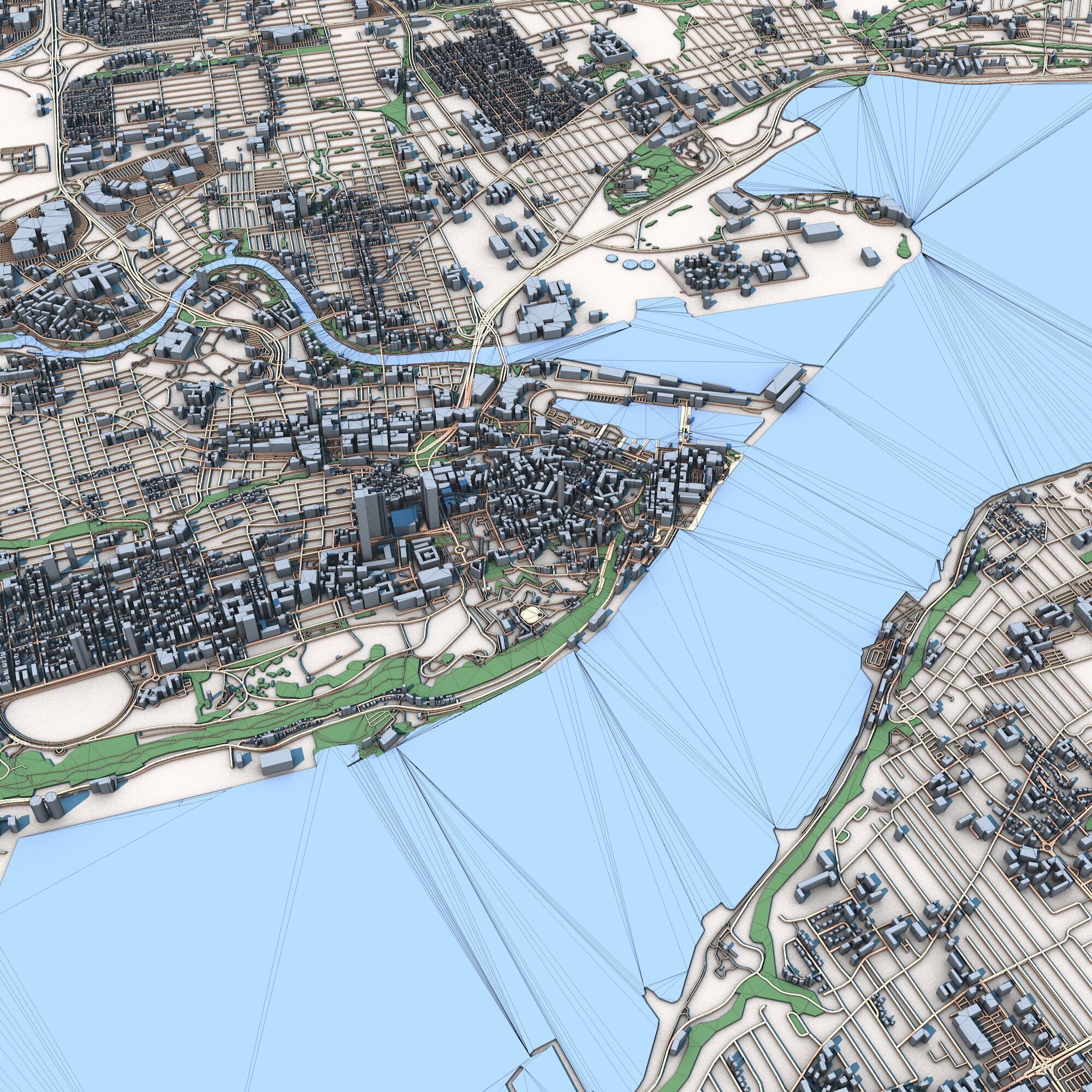 Quebec City Canada 3D model_8