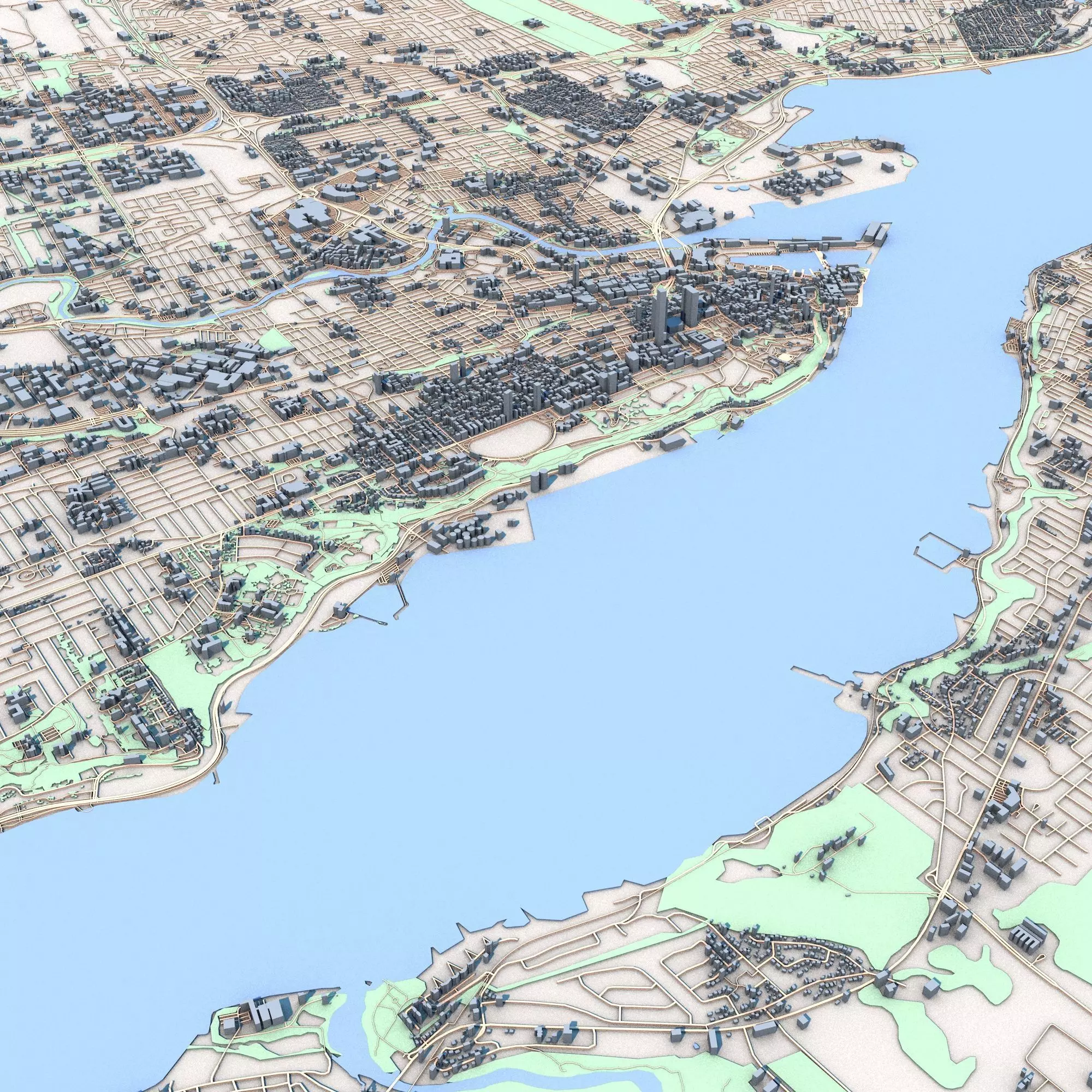 Quebec City Canada 3D model_0