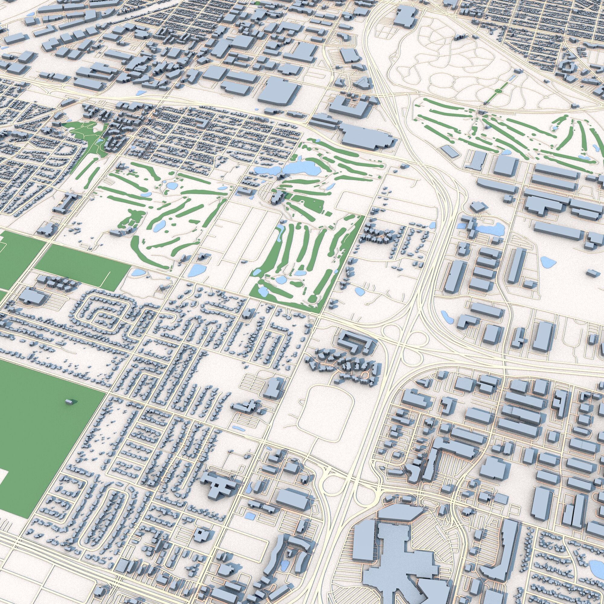 Minneapolis City Minnesota United States 3D model_4