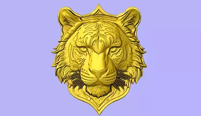 ESCUDO CABECA DE TIGRE