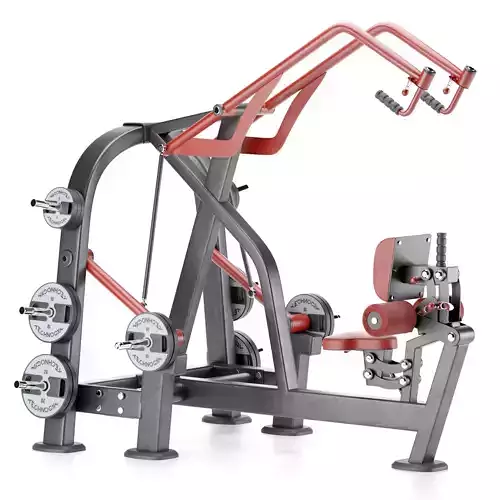 Gym Equipment FREEWEIGHT SPECIAL SUPER HIGH ROW 3D model
